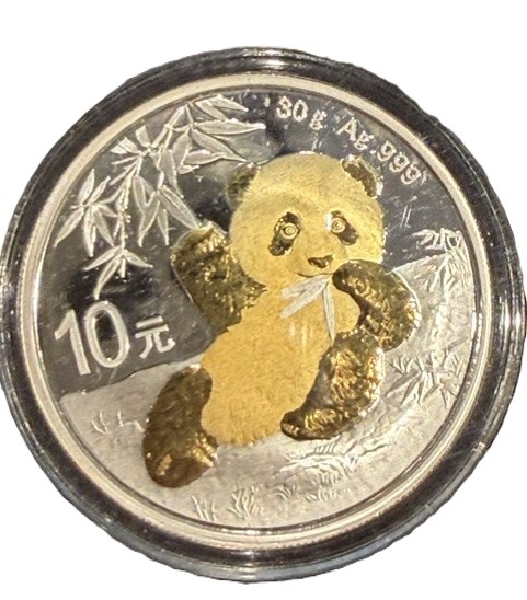 Chinese Panda 30 gram 2018 Verguld