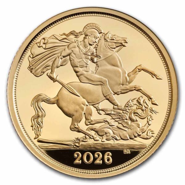 Gouden 1/2 sovereign 2026