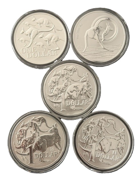 Kangaroo Ram 5 x 1oz Lot