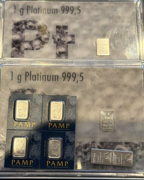 Lot Platina 8 x 1 gram