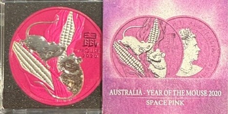 Lunar III Year of the Mouse 1 oz Pace Pink