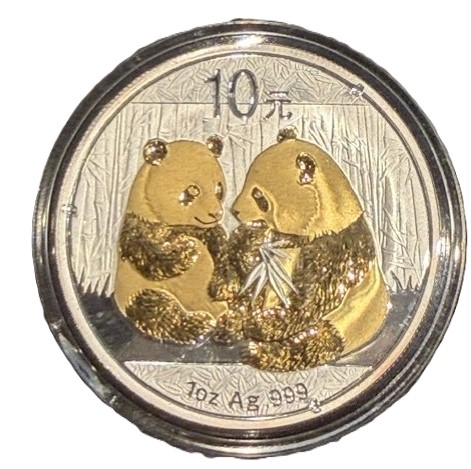 Panda 1 oz 2009 Verguld
