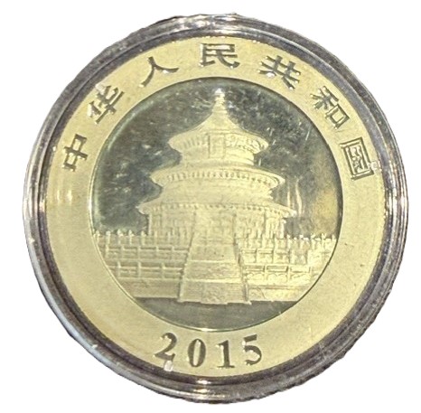 Panda 1 oz 2015 Green Coloured