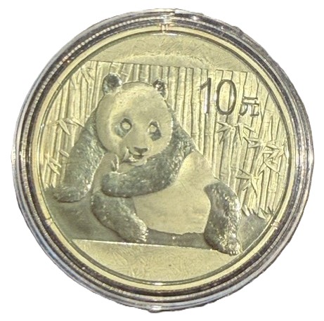 Panda 1 oz 2015 Green Coloured