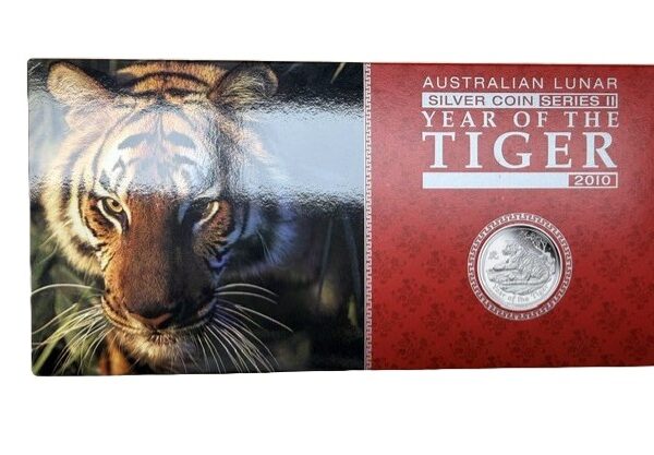 Set - Lunar II - 0.5 oz tm 2 OZ - 2010 - Year of the Tiger (Proof)