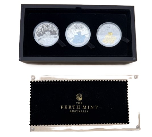 Set - Lunar III - 3 x 1 oz - 2025 - Year of the Snake (Proof)