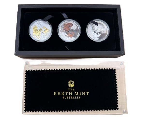 Set - Lunar III - 3 x 1 oz - 2026 - Year of the Horse (Proof).1