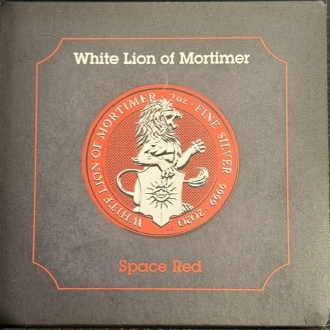 White Lion of Mortimer 2 Oz Space Red