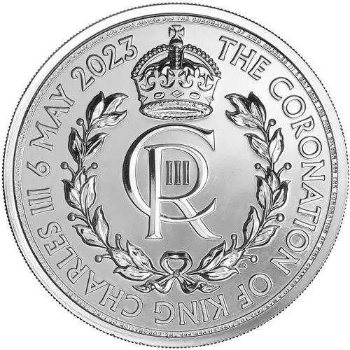Zilveren 2 Pounds 1 oz 2023 (CR) Coronation King Charles III