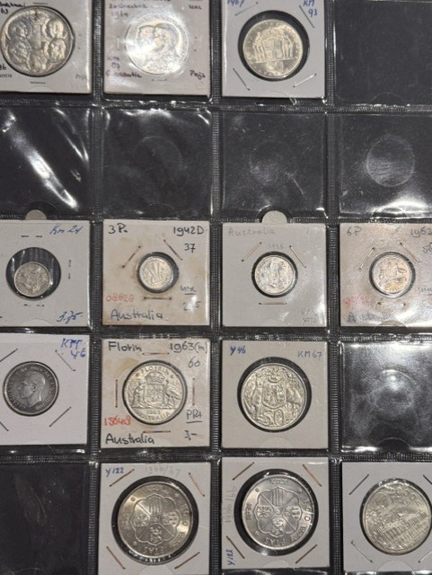 Lot Zilveren Wereld munten en Penningen tegen SPOT 1.645 gram - Image 11