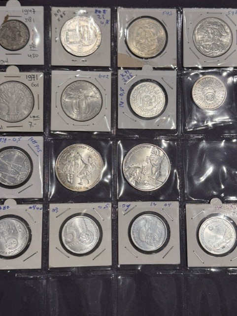 Lot Zilveren Wereld munten en Penningen tegen SPOT 1.645 gram - Image 10