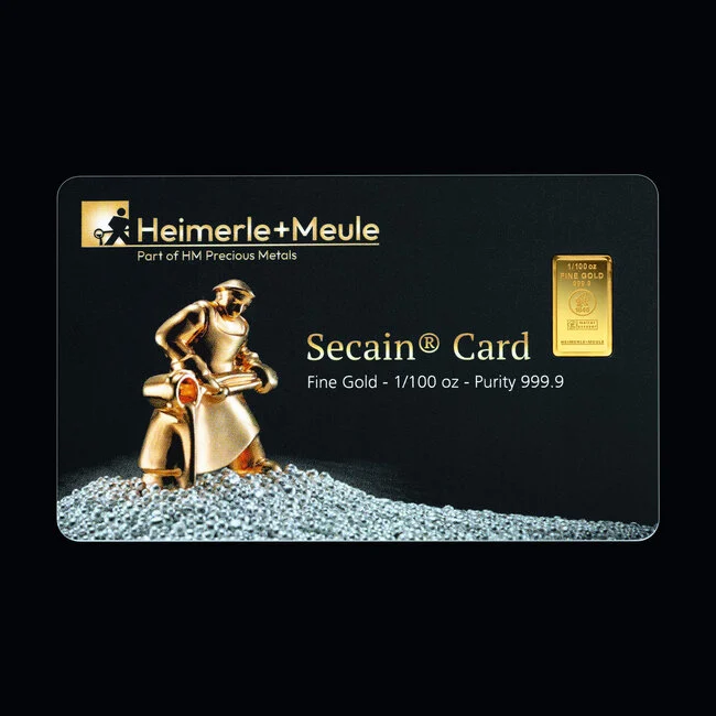 heimerle-meule-24-karaat-fijn-goudbaar secaincard 1/100 oz