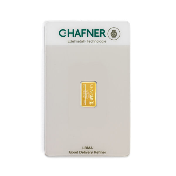 0.5 gram goudbaar C.Hafner