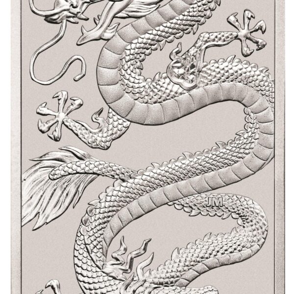 Perth Mint - Rectangle Dragon 1 oz 2026 - zilver muntbaar
