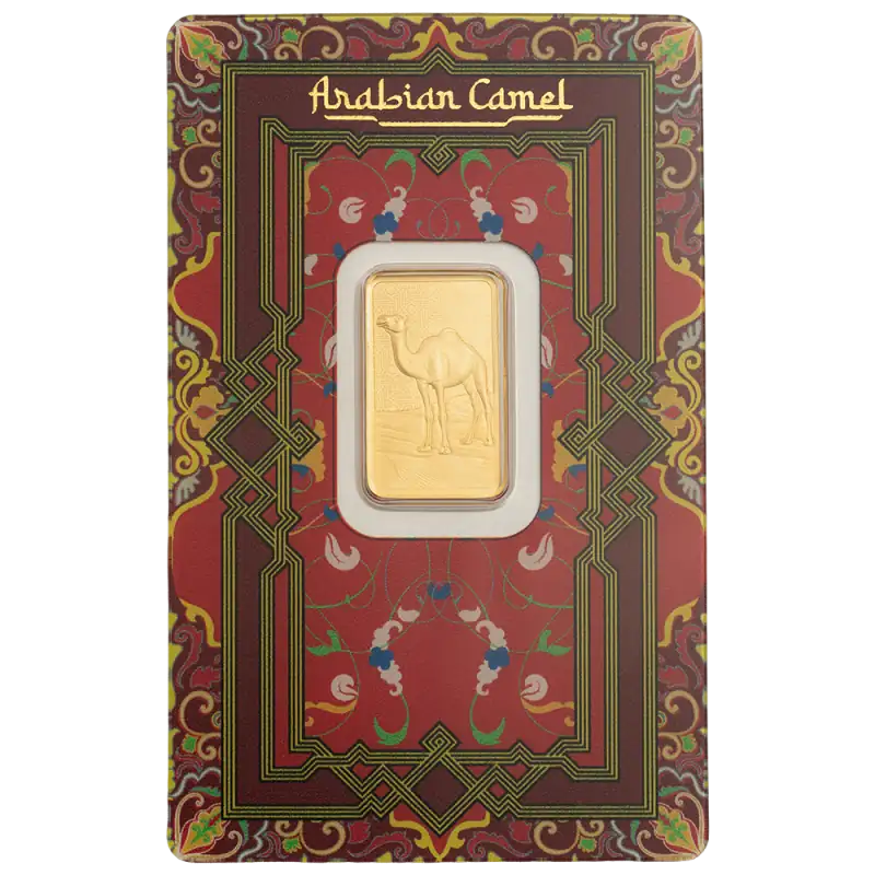 5 gram pamp suisse Arabian Camel with frame