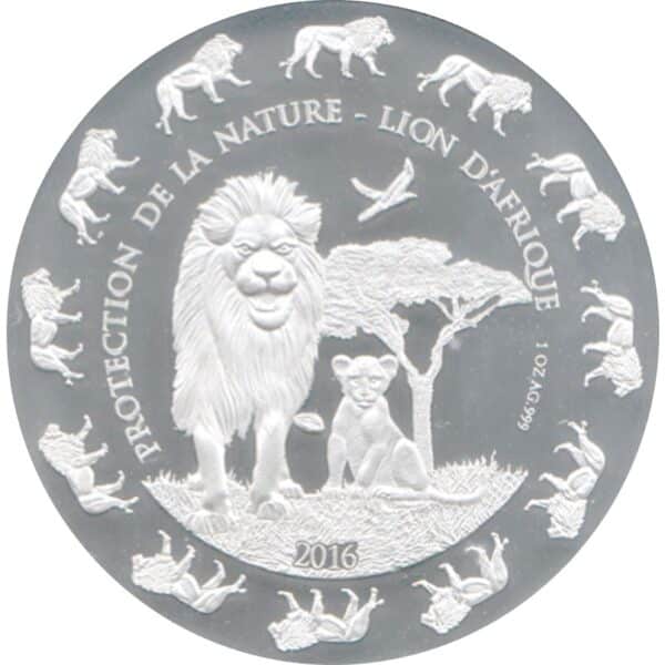 Benin Leeuw 1 oz 2016