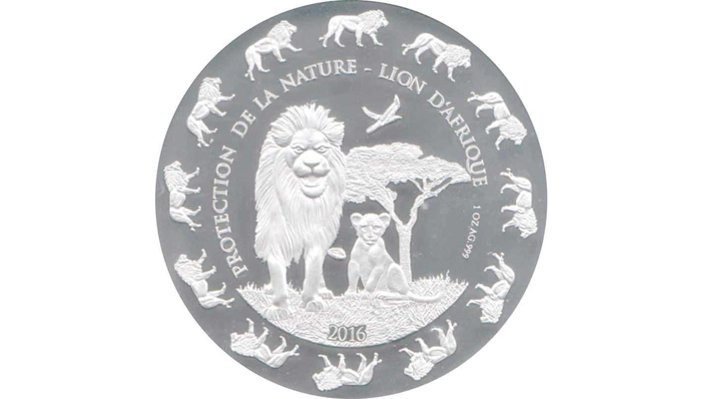 Benin Leeuw 1 oz 2016