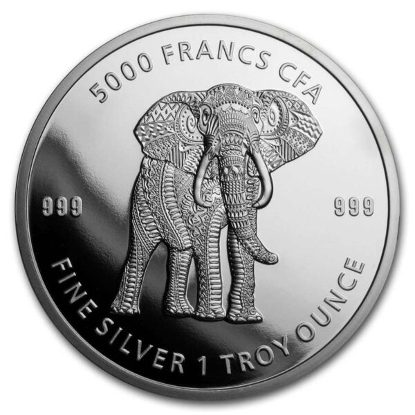 Mandala Elephant 1 oz 2019