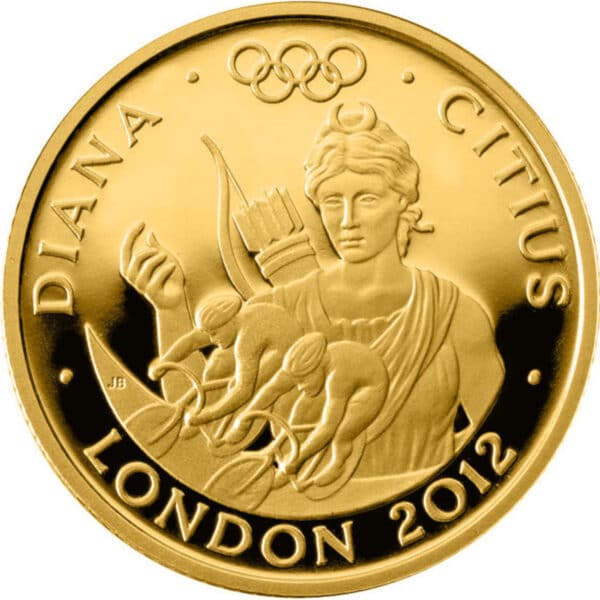Gouden UK 1/4 oz 25 Pond 2010 - Olympische Spelen 2012.1