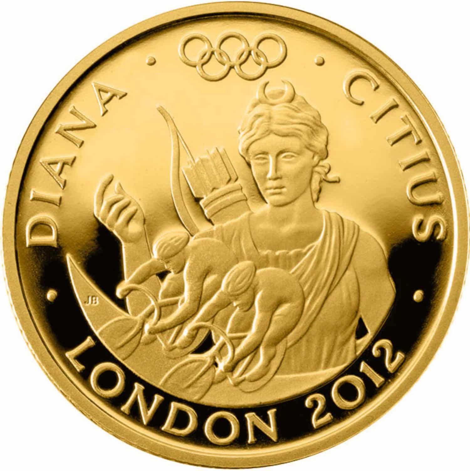 Gouden UK 1/4 oz 25 Pond 2010 - Olympische Spelen 2012.1