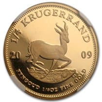 Krugerrand 1/4 oz 2009 proof