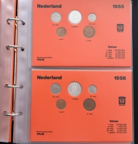 Nederland Juliana compleet inclusief zilver 1950-1980