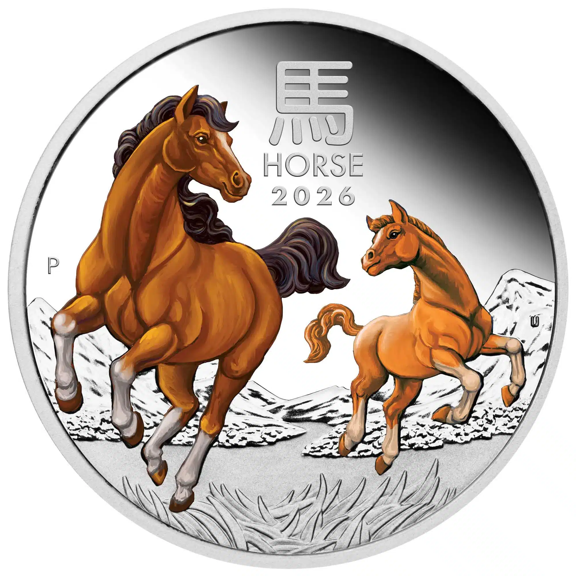 Lunar III - Year of the Horse - 1 oz 2026 coloured Proof (6.000 oplage) - Image 2
