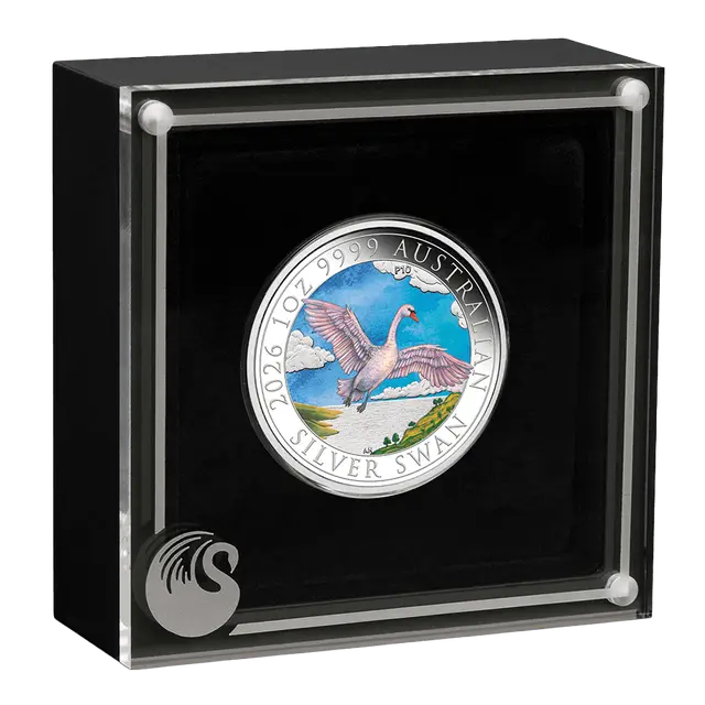 Swan 1 oz 2026 coloured (1.500 oplage) - Image 3