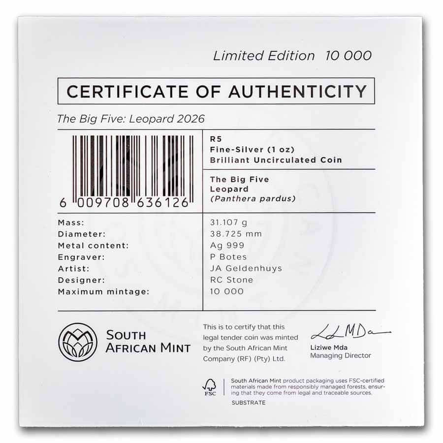 Leopard 1 oz 2026