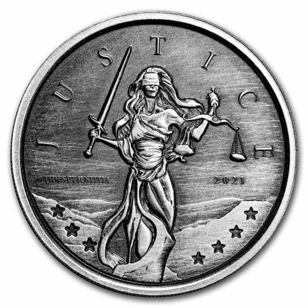 Gibraltar Lady Justice 1 oz 2021