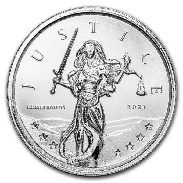 Lady justice 1 oz 2021
