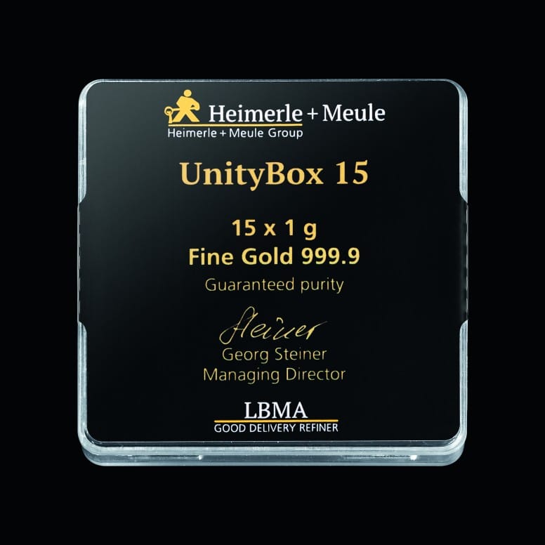 15 x 1 gram goudbox