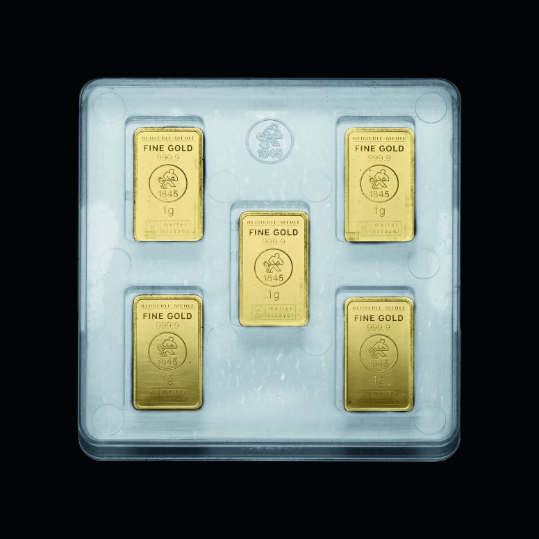 5 x 1 gram goudbox