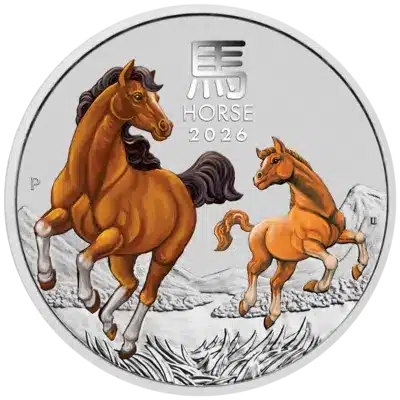 Lunar III - Year of the Horse - 1 kg 2026 Coloured - Image 2