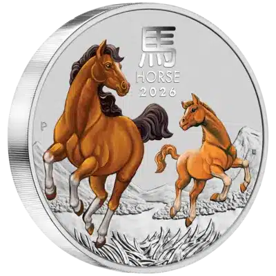Lunar III - Year of the Horse - 1 kg 2026 Coloured