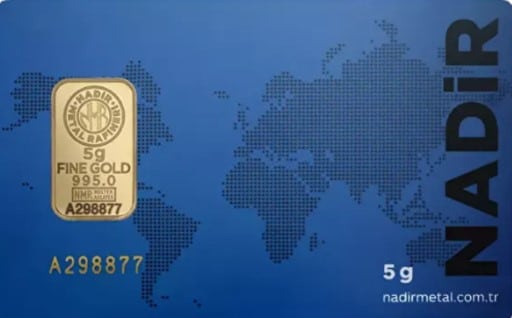 5 gram goudbaar Nadir