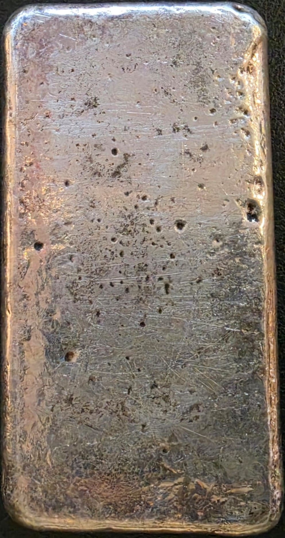 Schone 250 gram zilverbaar