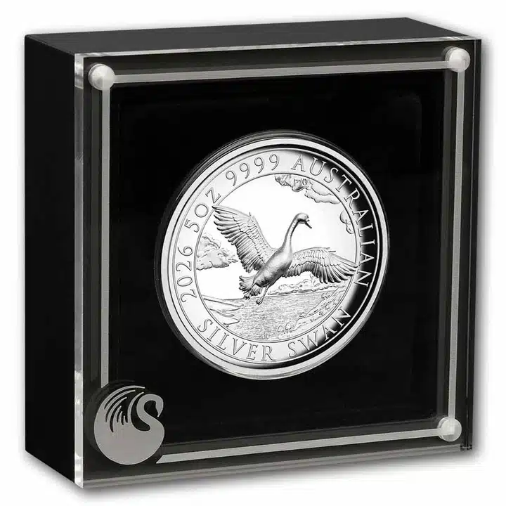 Swan 5 oz 2026 Proof High Relief (500 oplage) - Image 4