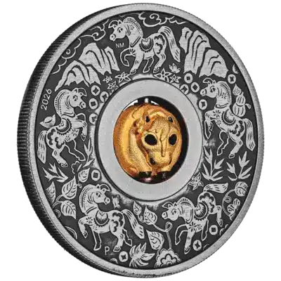 Tuvalu Year of the Horse Rotating 1 oz 2026