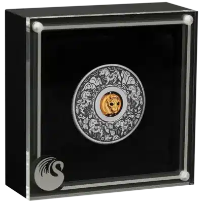 Tuvalu - Year of the Horse Rotating Charm Antique 1 oz 2026 (3.000 oplage) (3 stuks) - Image 4