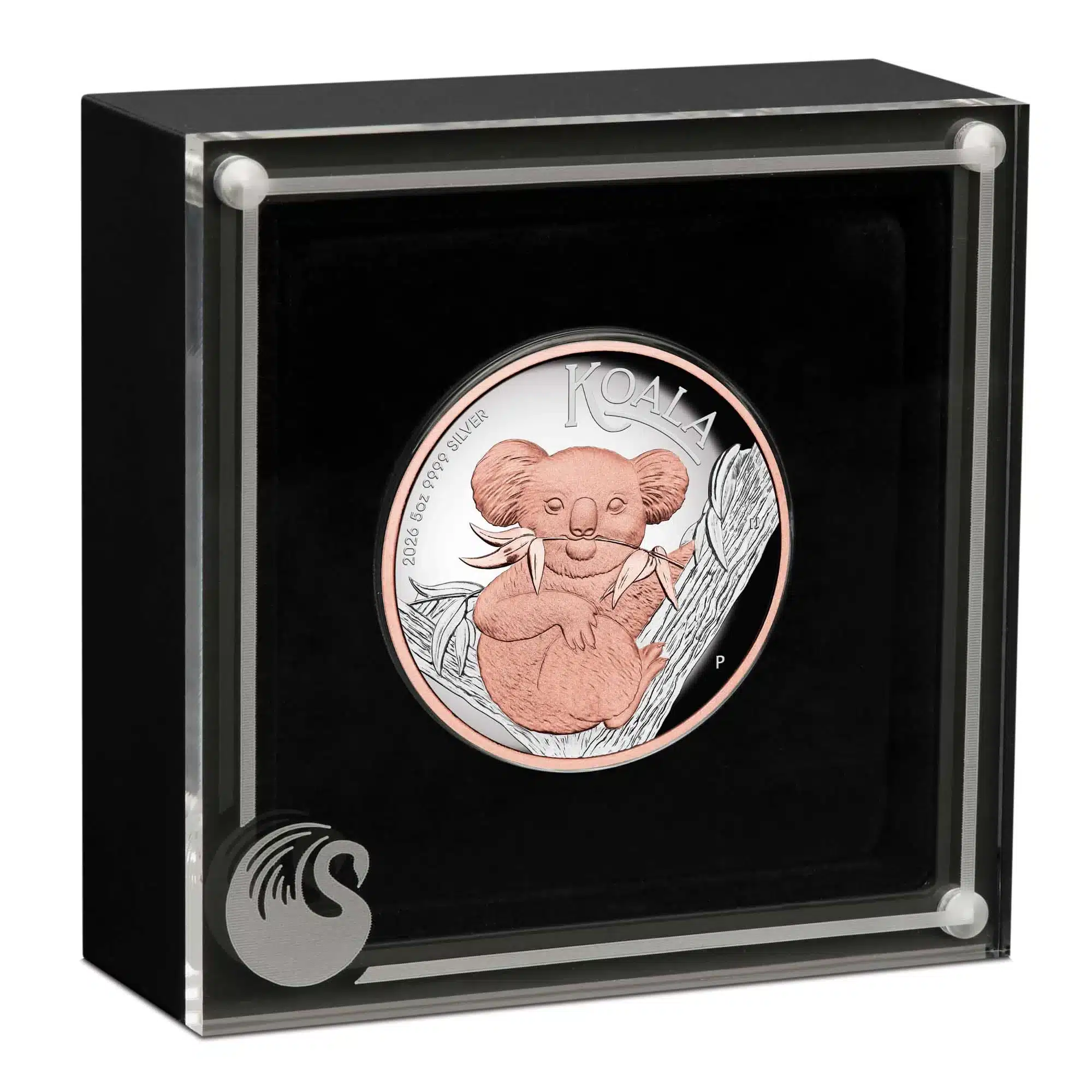 Koala 5 oz 2026 High Relief Proof Rose Gold Gilded - Image 4