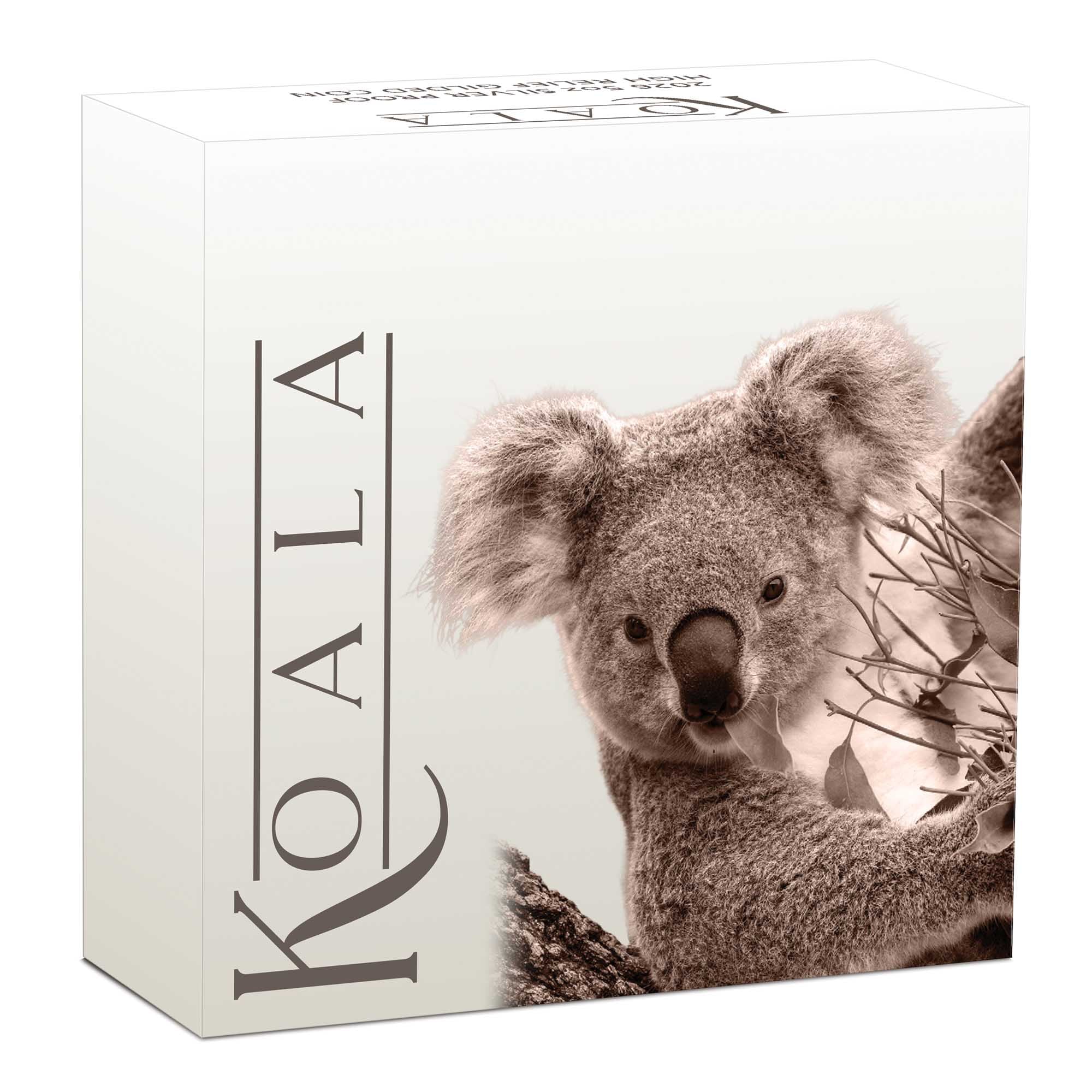 Koala 5 oz 2026 High Relief Proof Rose Gold Gilded - Image 5