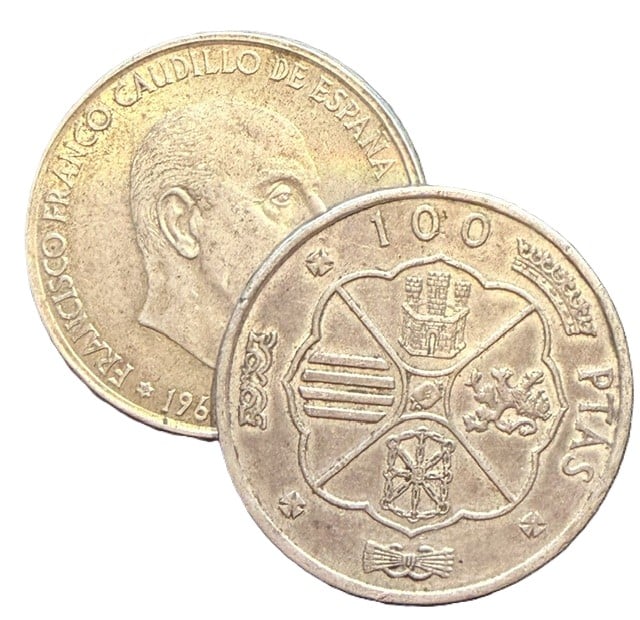 100 Pesetas 1966
