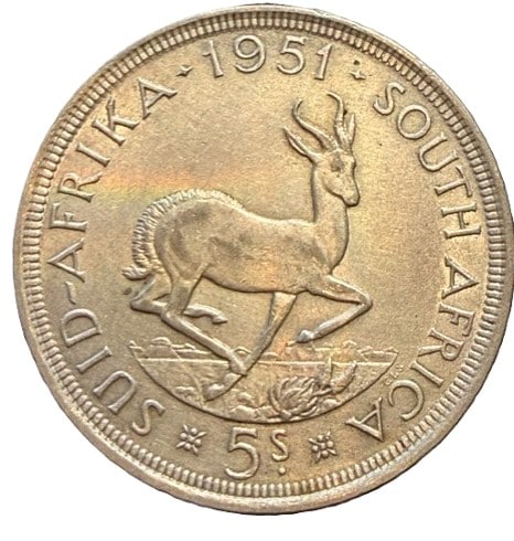 5 shilling zuid-afrika