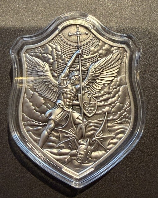 5 stuks bijzondere 2 oz Shield en Rounds Antique Finish - Lot van 10 oz - Image 5