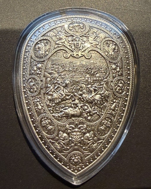 5 stuks bijzondere 2 oz Shield en Rounds Antique Finish - Lot van 10 oz - Image 4