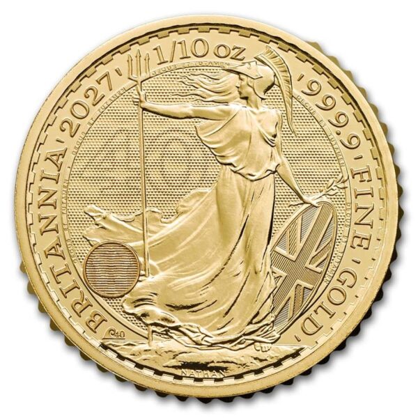 Gouden Britannia 1/10 oz 2027