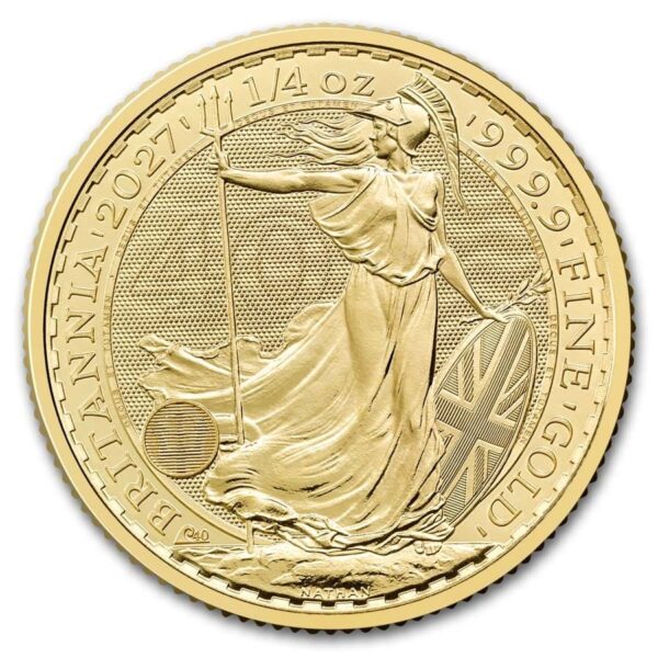 Gouden Britannia 1/4 oz 2027