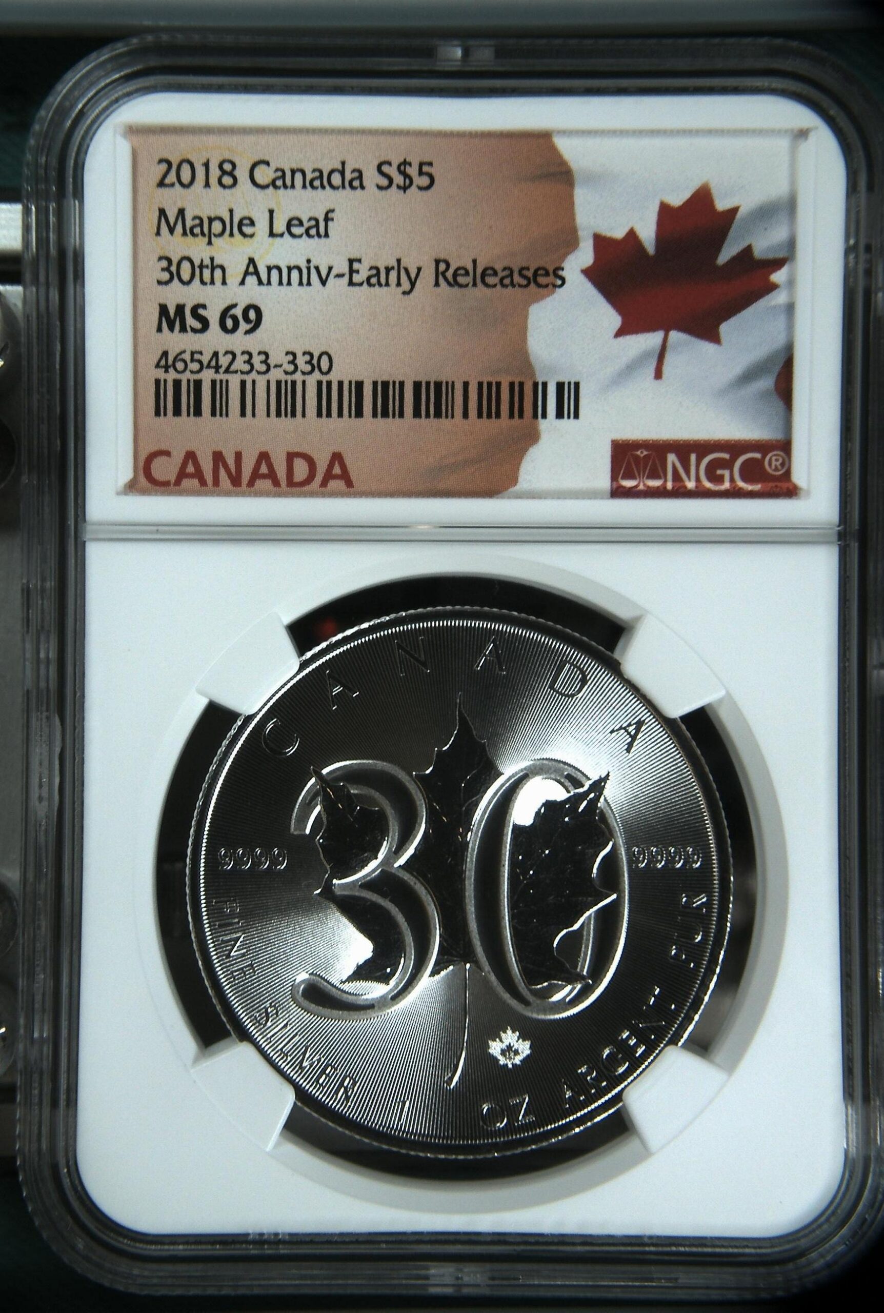 Maple leaf 1 oz 2018