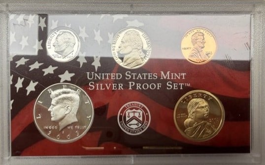 United States Mint Silver Proofset (div. jaren)